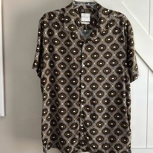 Denim & Flower by Ricky Singh Men’s button down shirt